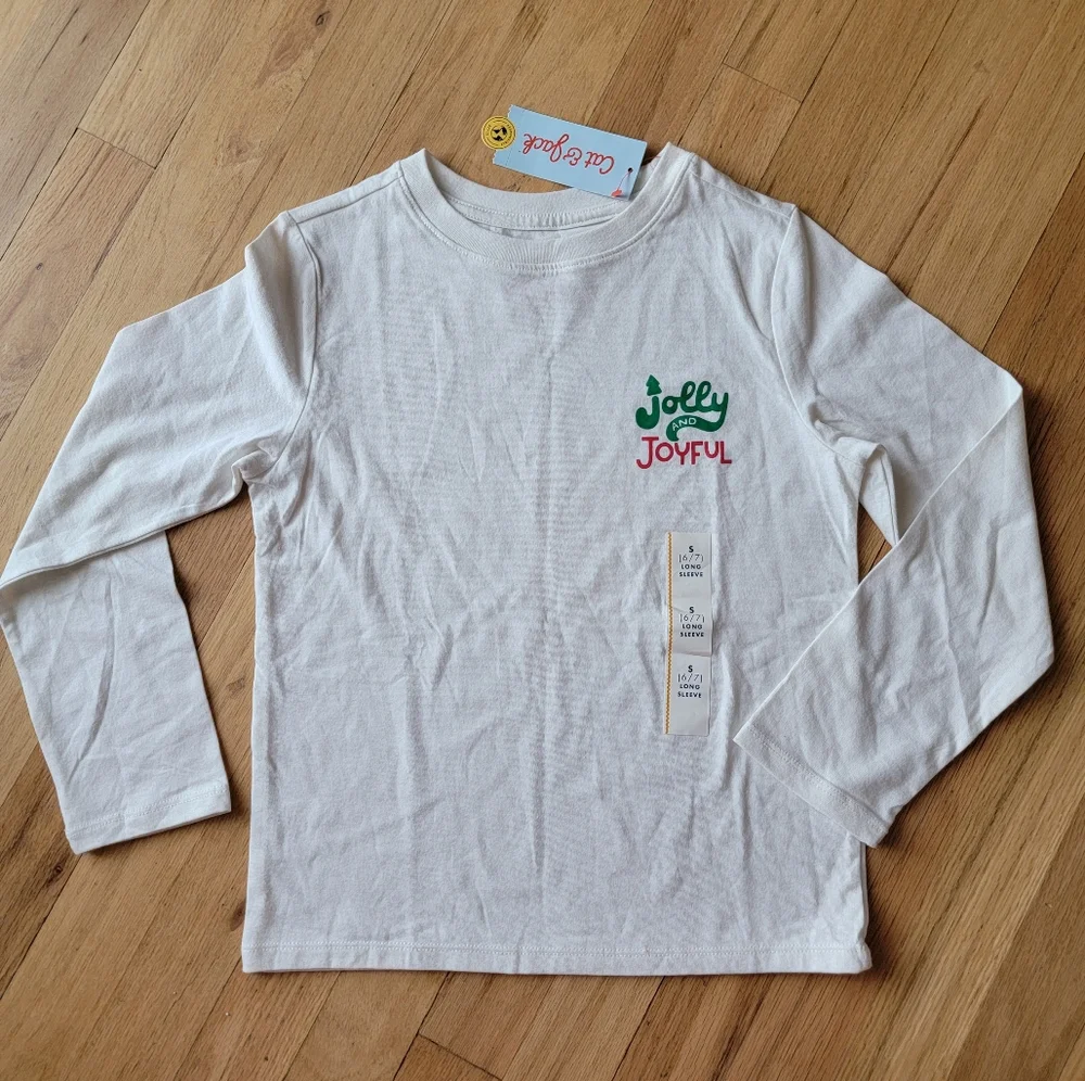Jolly and Joyful Christmas Long Sleeve T-Shirt